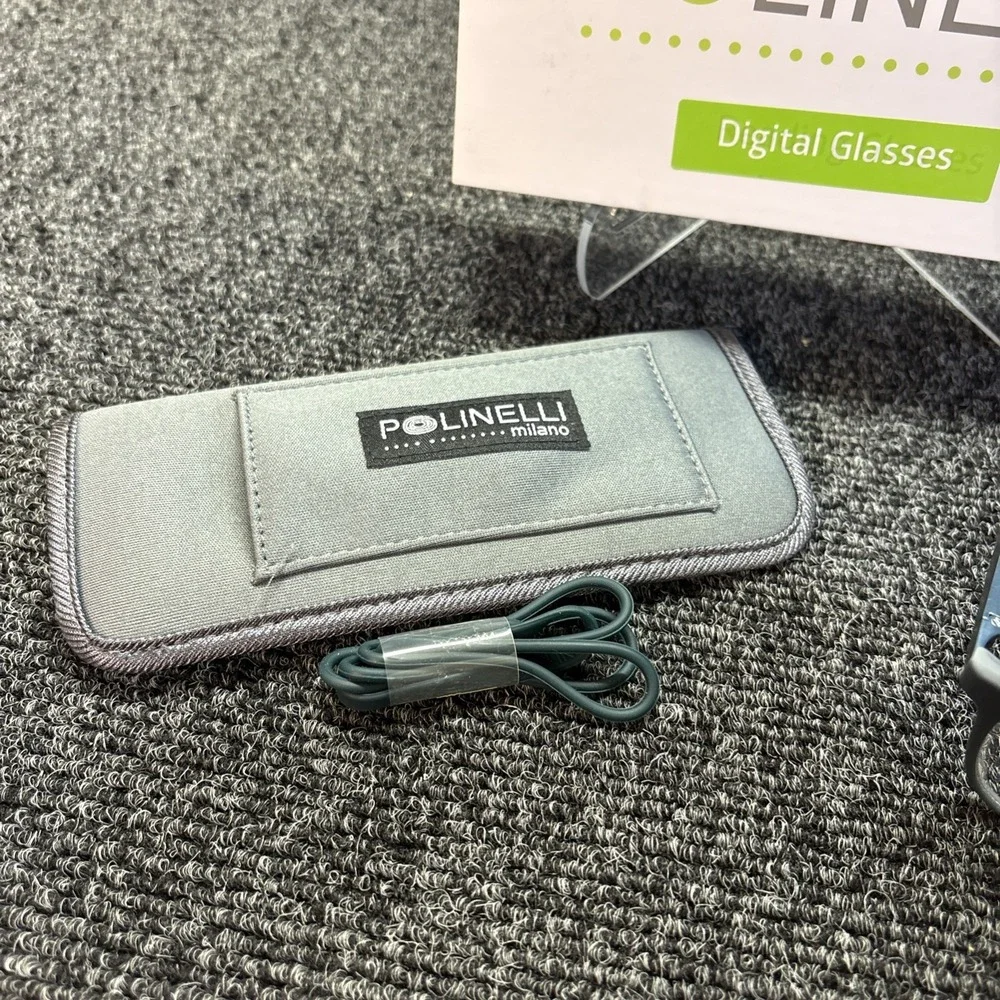 Polinelli® MILANO Quality‎ Premium Digital Glasses~Piano Grey P101